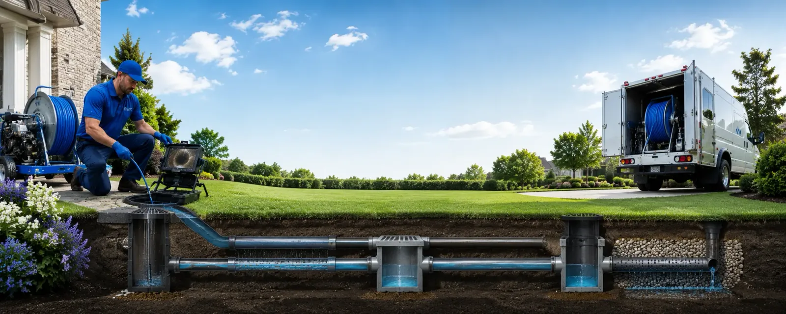 Outdoor drain cleaning information for Sentinel, OK
